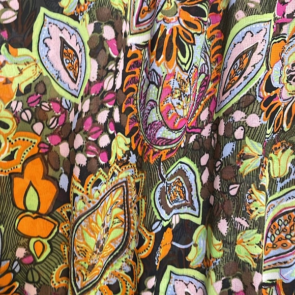 WOMENS MEDIUM UMGEE MULTI COLOR SHORT DRESS - Picture 3 of 6